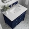 James Martin Vanities Brittany 36in Single Vanity, Victory Blue w/ 3 CM White Zeus Quartz Top 650-V36-VBL-3WZ - alternate 3